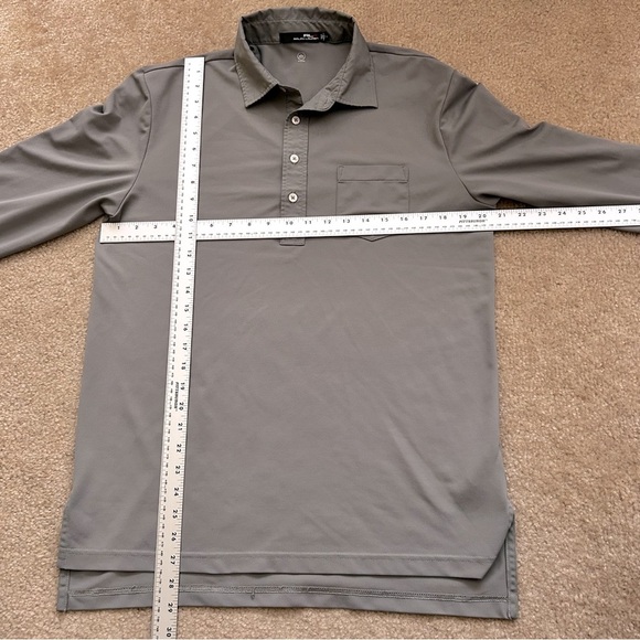 Ralph Lauren RLX Golf Gray Long Sleeve Polo - Picture 5 of 7